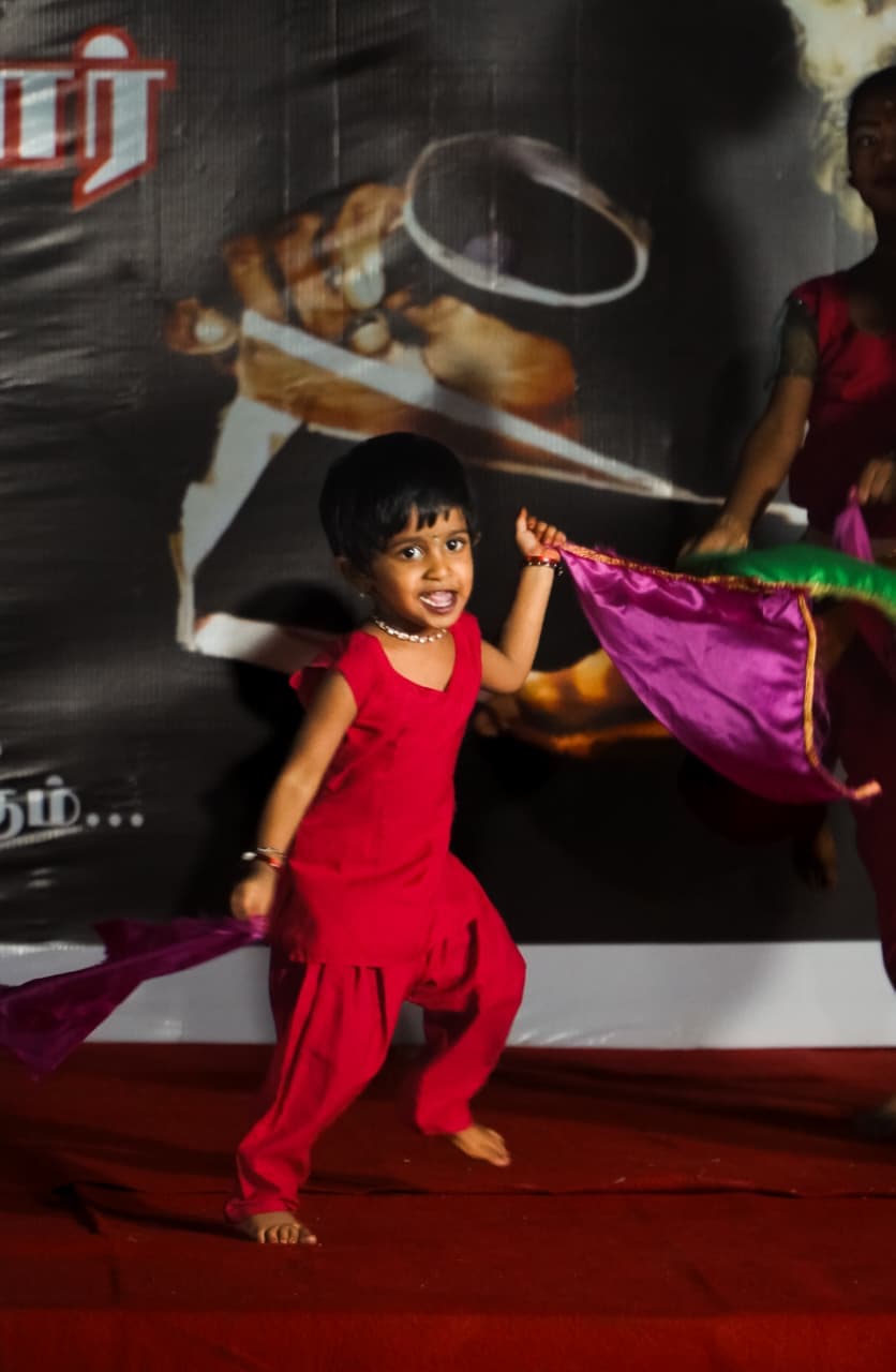 Oyilattam folk dance performance